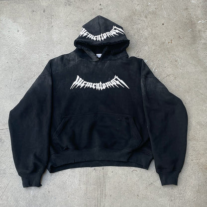 charcoal wing hoodie